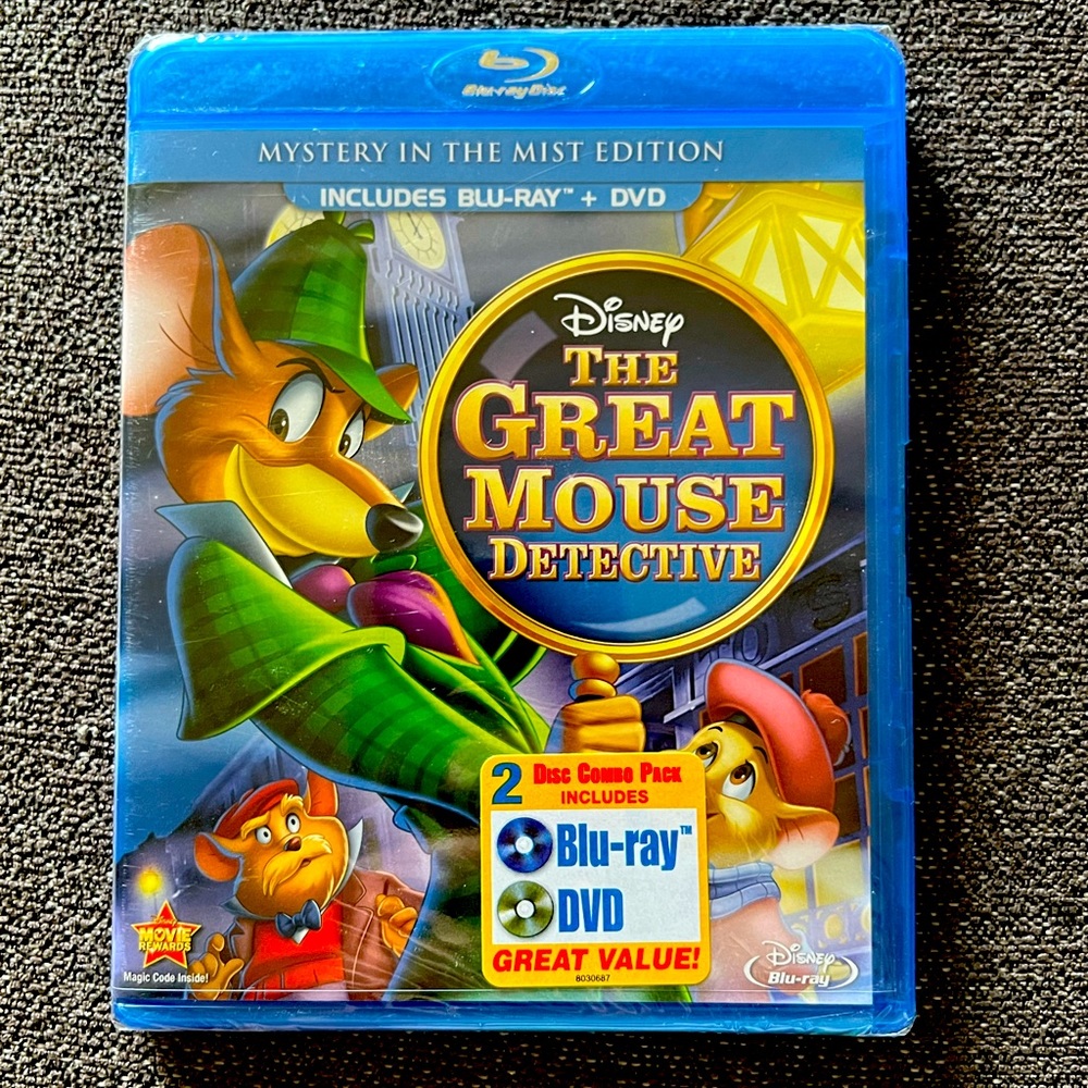 The Great Mouse Detective (Mystery in the Mist Edition) - Blu-Ray&DVD